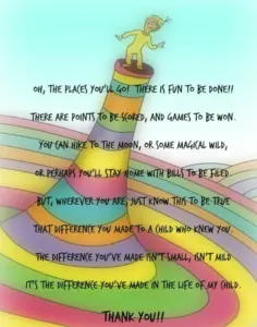 Oh The Places You Go For Teachers. Teachers Appreciation Week littlemissblog.com