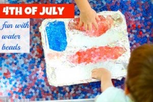 Water Beads for the 4th Of July! 