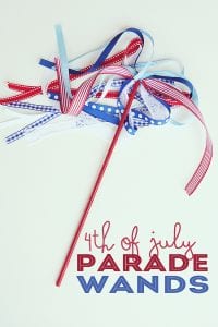 Star Wand for for the 4th of July! Perfect for your at home celebration littlemissblog.com