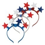 Patriot Pride Jumbo Flashing Star Headband