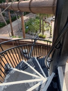 Slide Stairs to Water Slide at Disneys Beach Club Resort