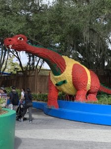 Dinosaur inside Legoland
