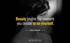 Beauty Begins Quote by Coco Chanel