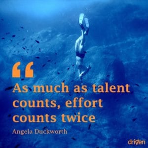 Effort counts twice- Angela Duckworth