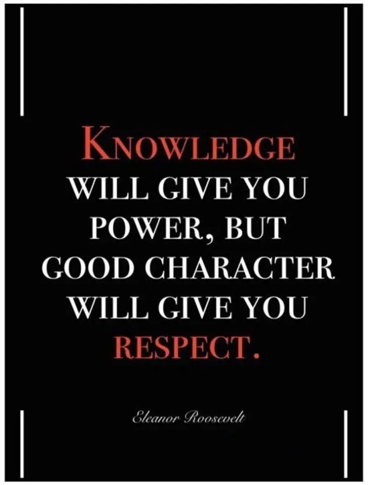 Good Character Quote
