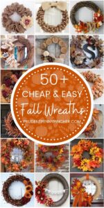 Cheap and Easy Fall Wreaths